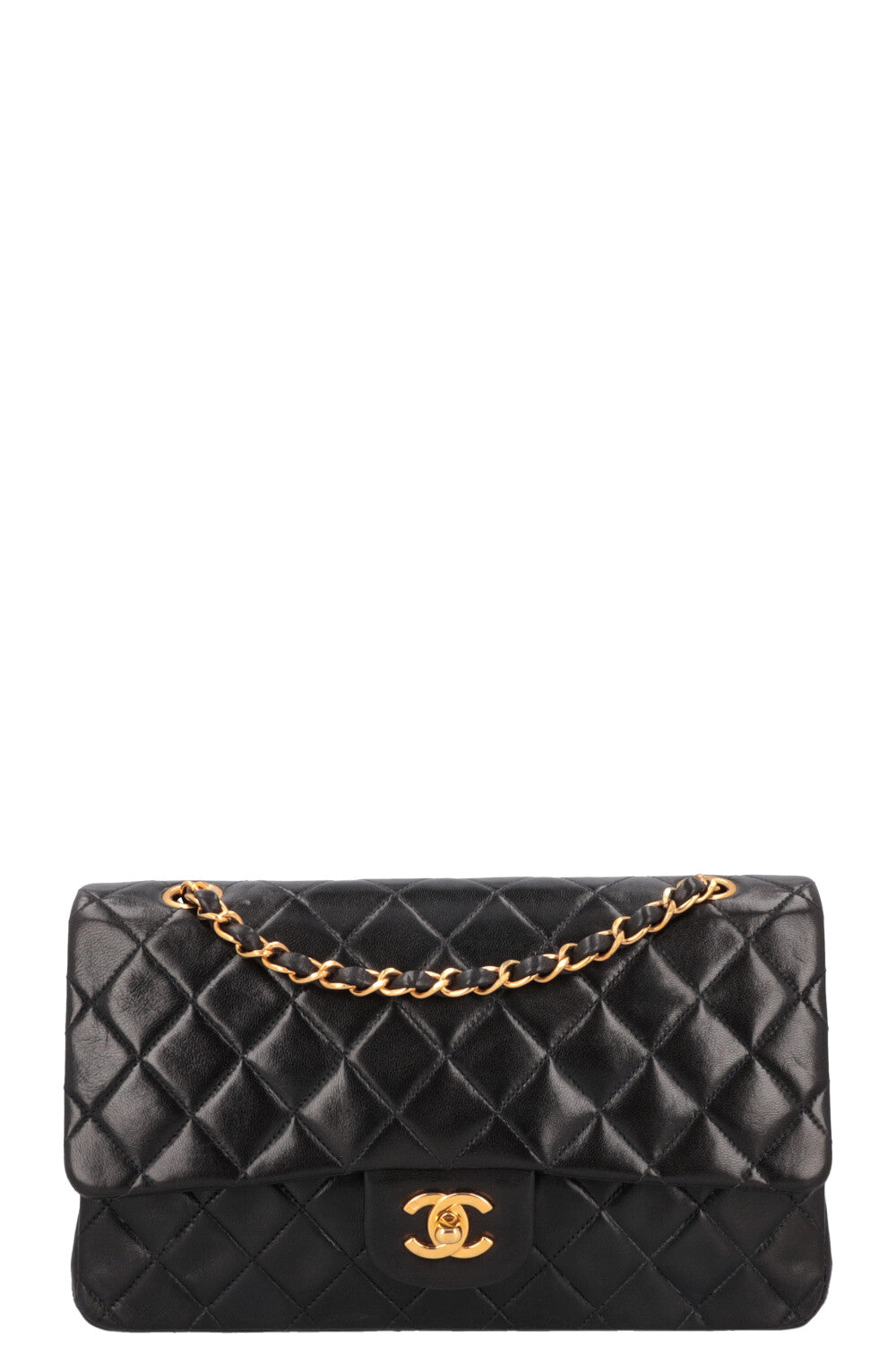 CHANEL   Double Flap Bag Medium Black