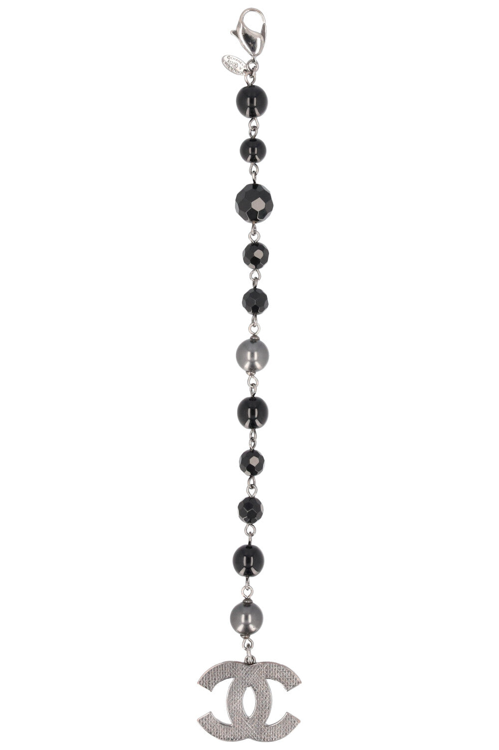 CHANEL 2012 CC Black Pearl Bracelet