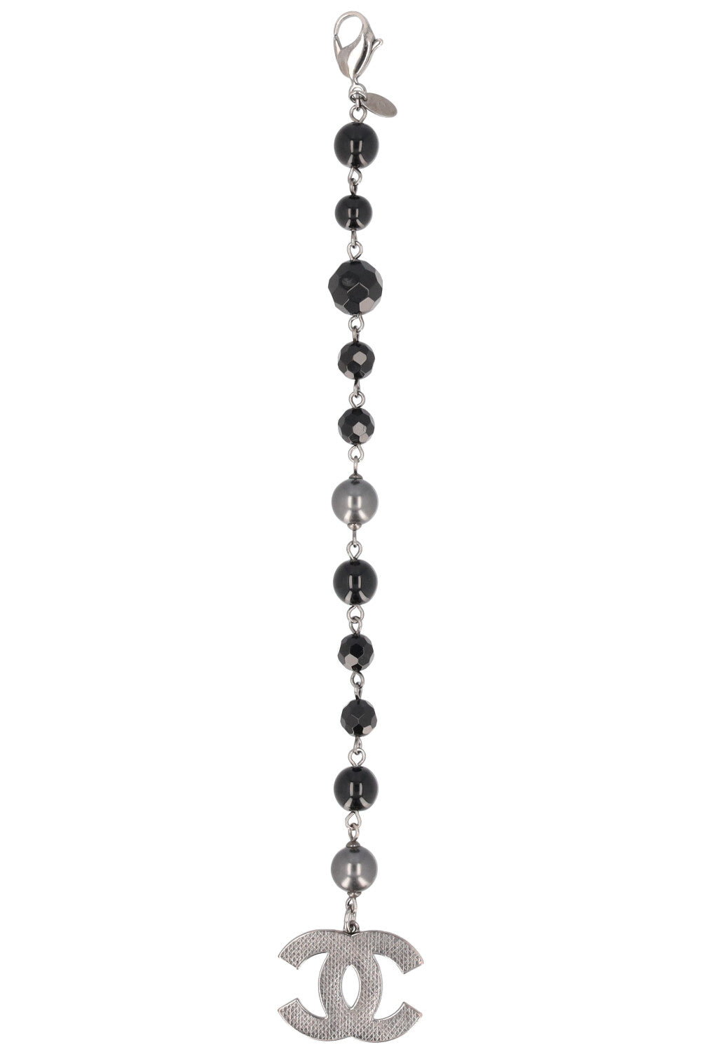 CHANEL 2012 CC Black Pearl Bracelet