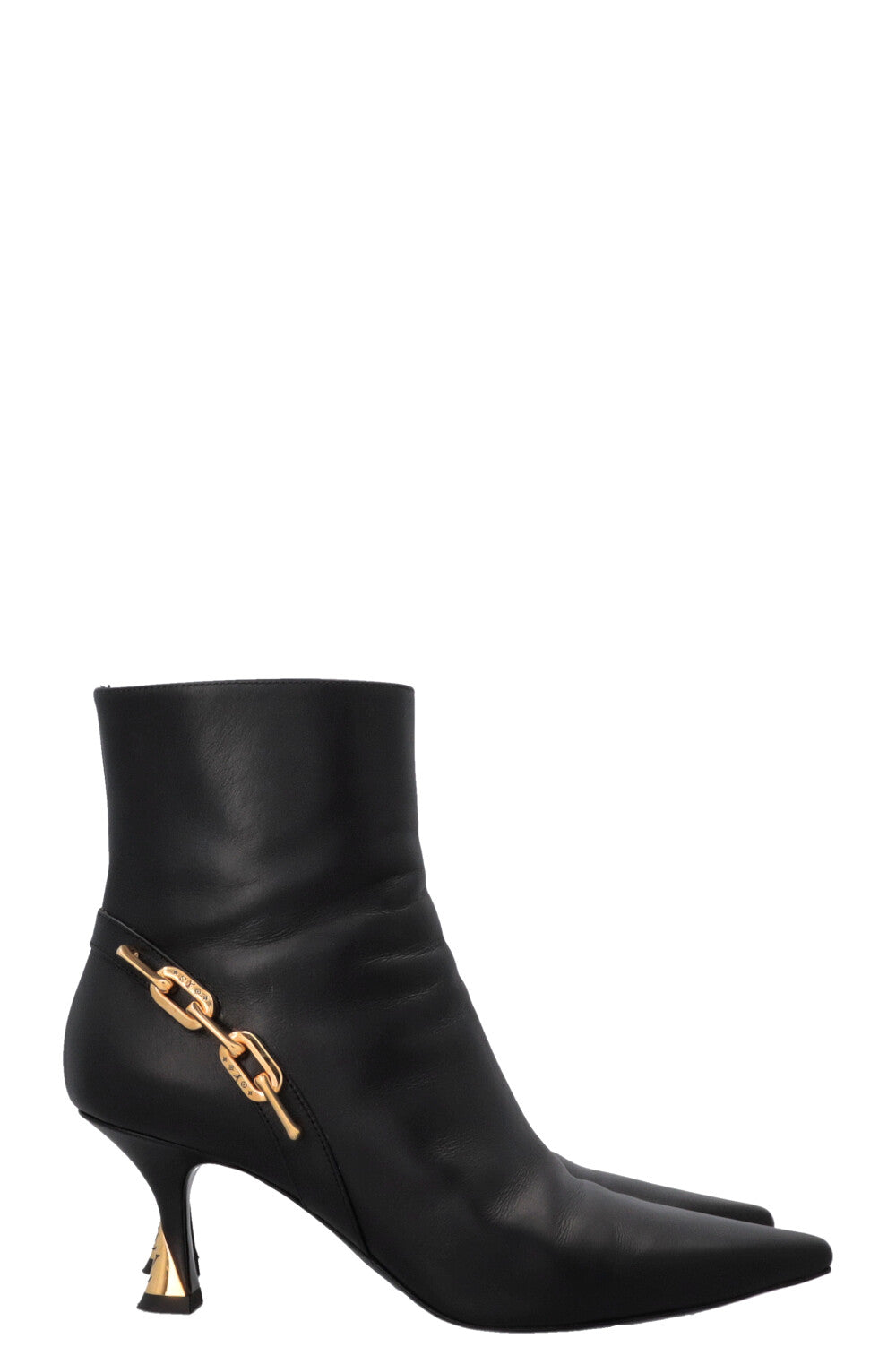 LOUIS VUITTON Sparkle Chain Ankle Boots Black