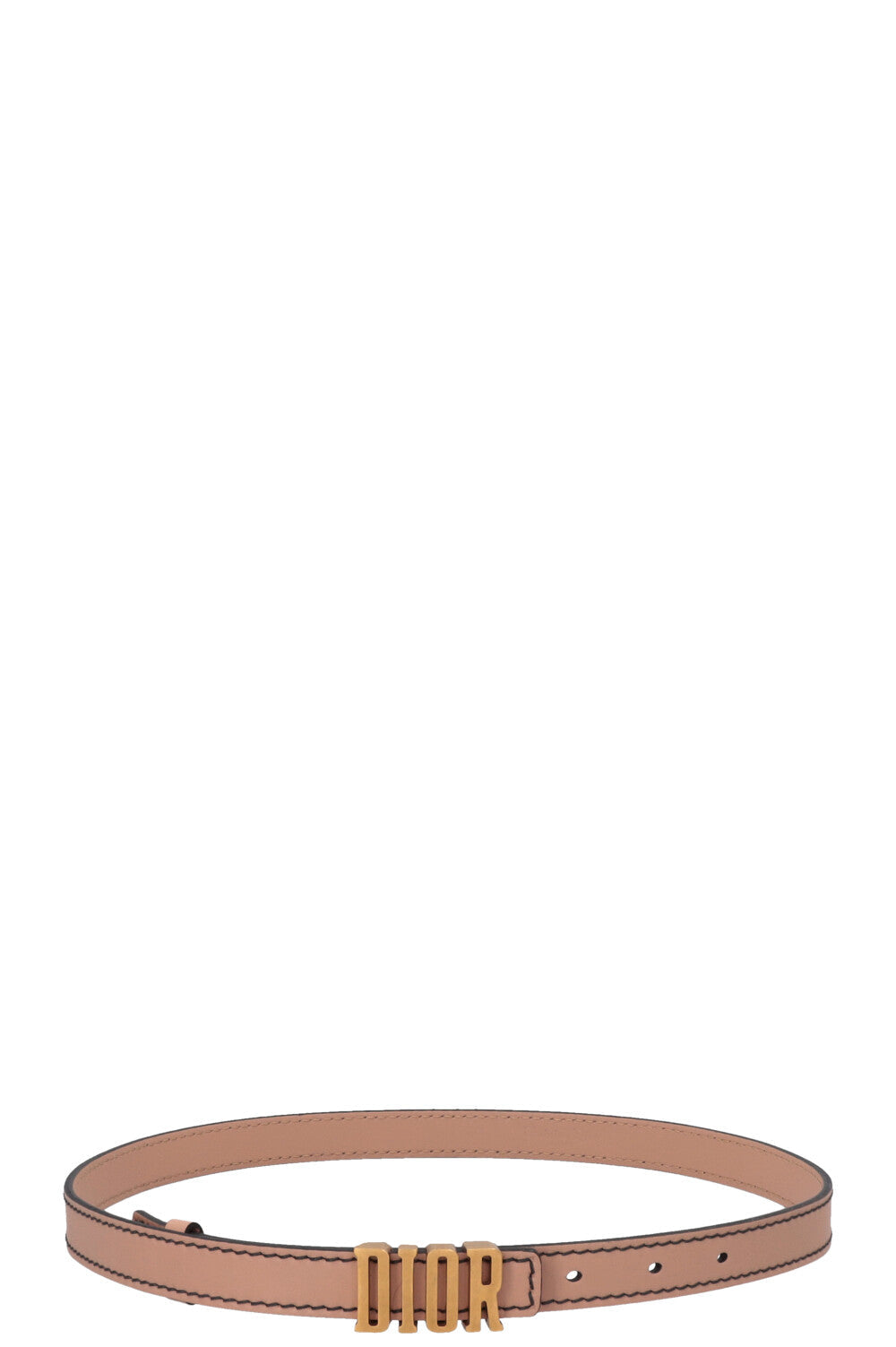 CHRISTIAN DIOR 3D Logo Belt Rose