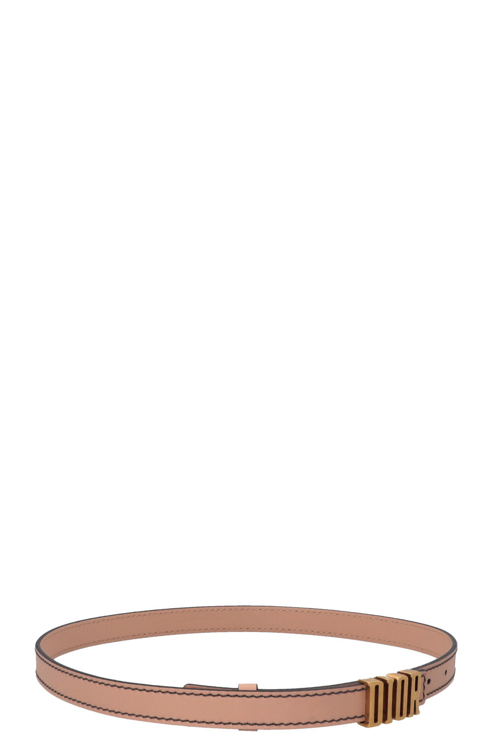 CHRISTIAN DIOR 3D Logo Belt Rose