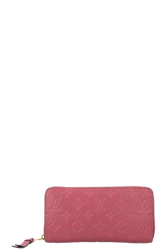 LOUIS VUITTON Zippy Wallet MNG Empreinte Pink