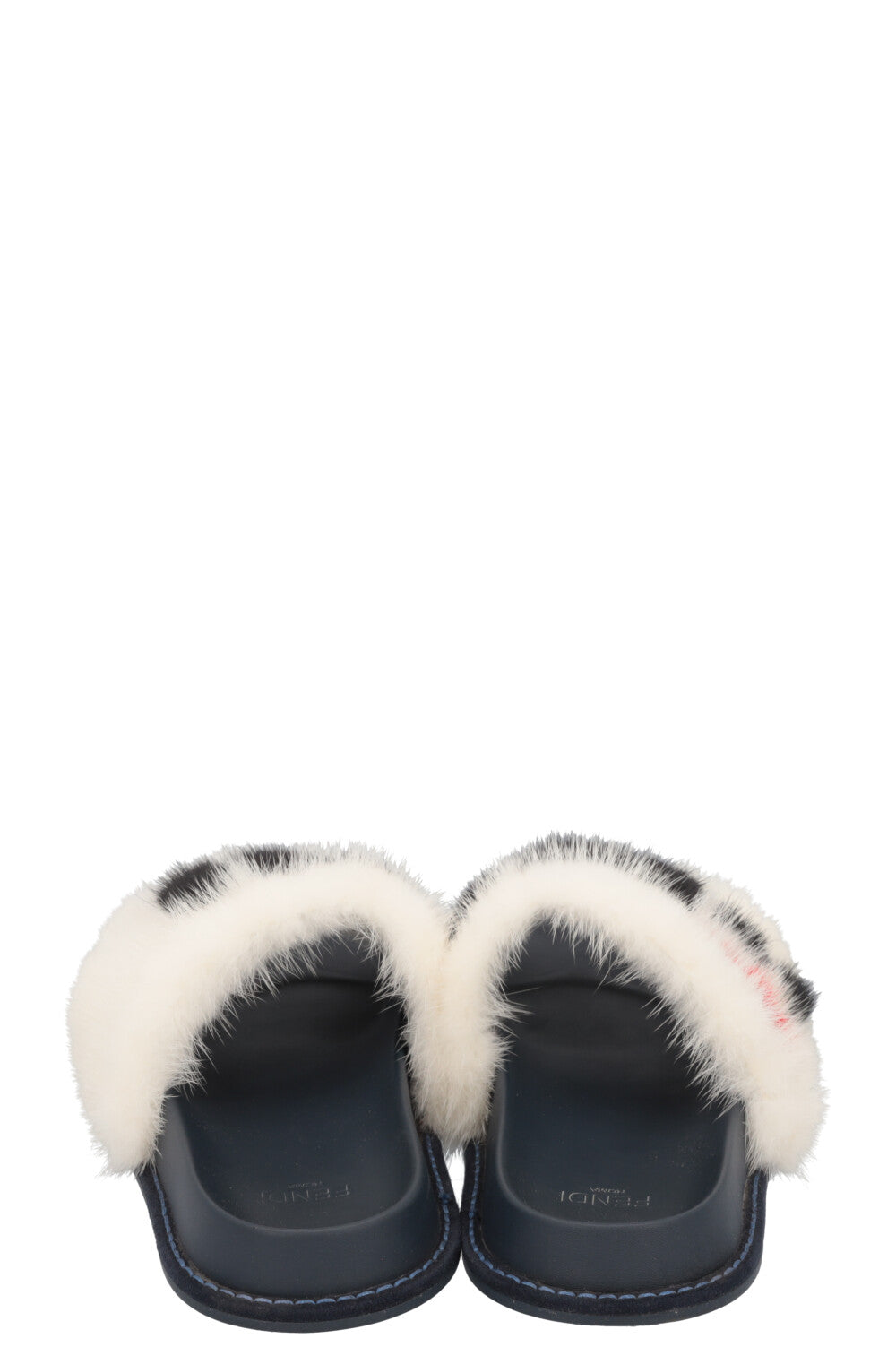 FENDI X FILA Slides Mink Logo