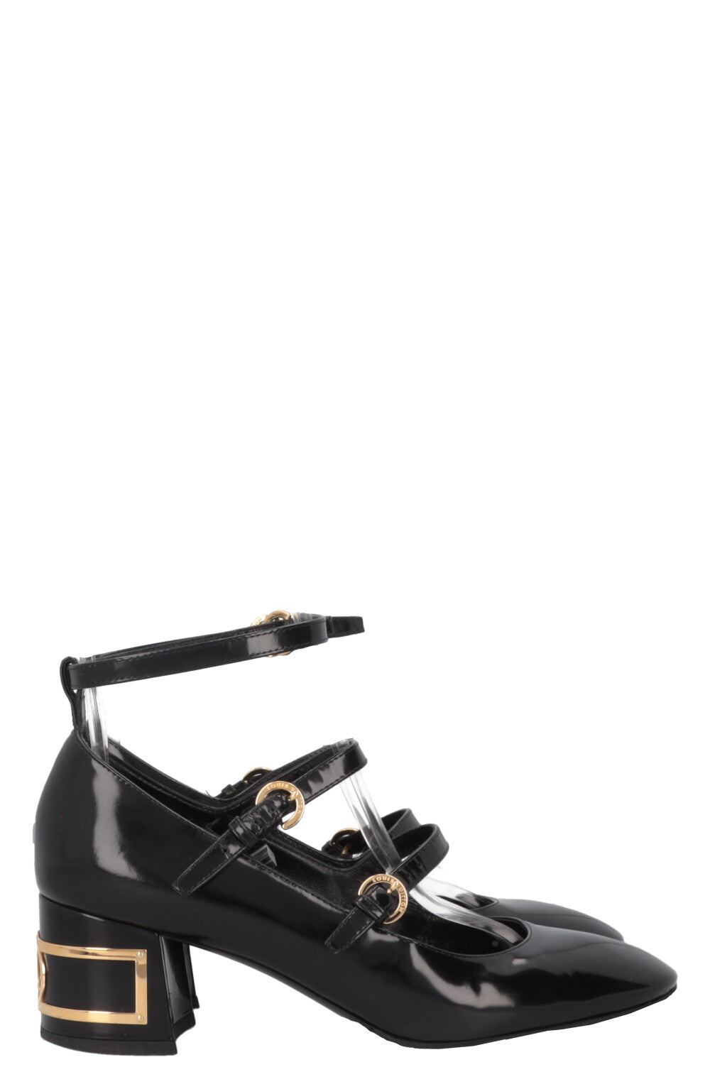 LOUIS VUITTON LV Heels Patent Black