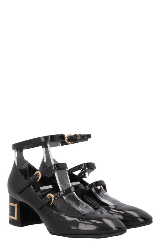 LOUIS VUITTON LV Heels Patent Black