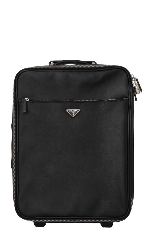 PRADA Carry On 50 Trolley Saffiano Black