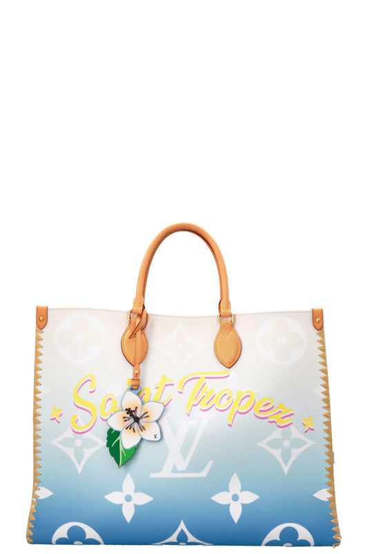 LOUIS VUITTON OnTheGo Saint Tropez Tote Bag