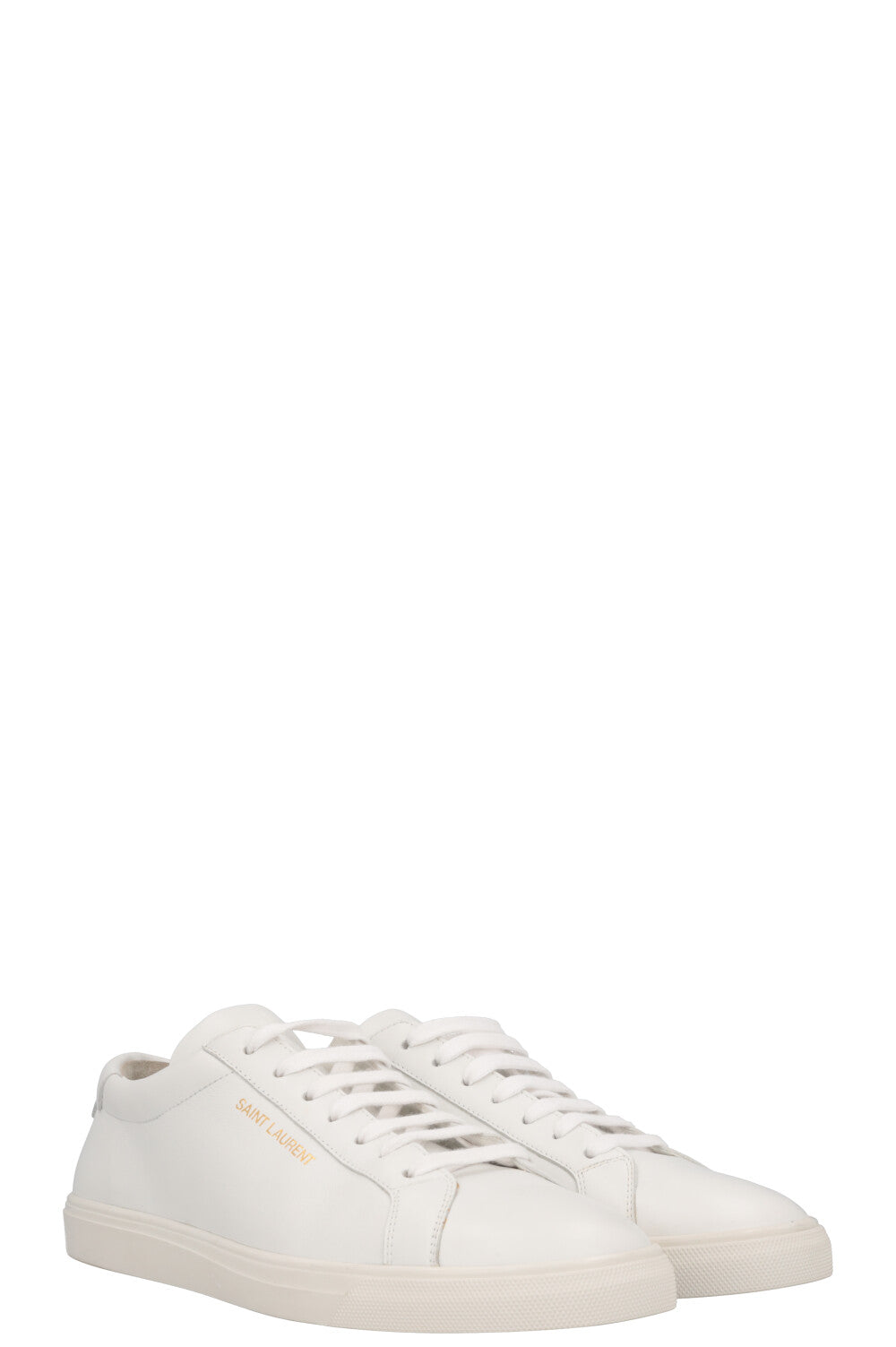 SAINT LAURENT Gym Low Logo Sneakers White