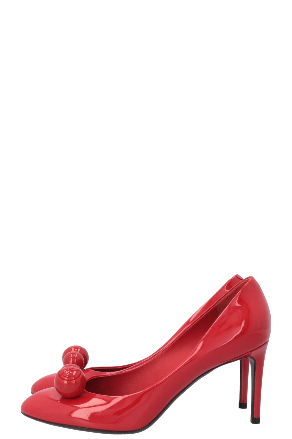LOUIS VUITTON Heels Patent Red