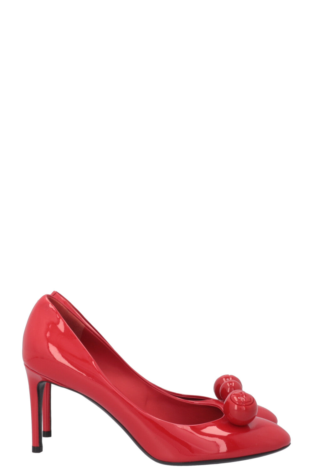 LOUIS VUITTON Heels Patent Red