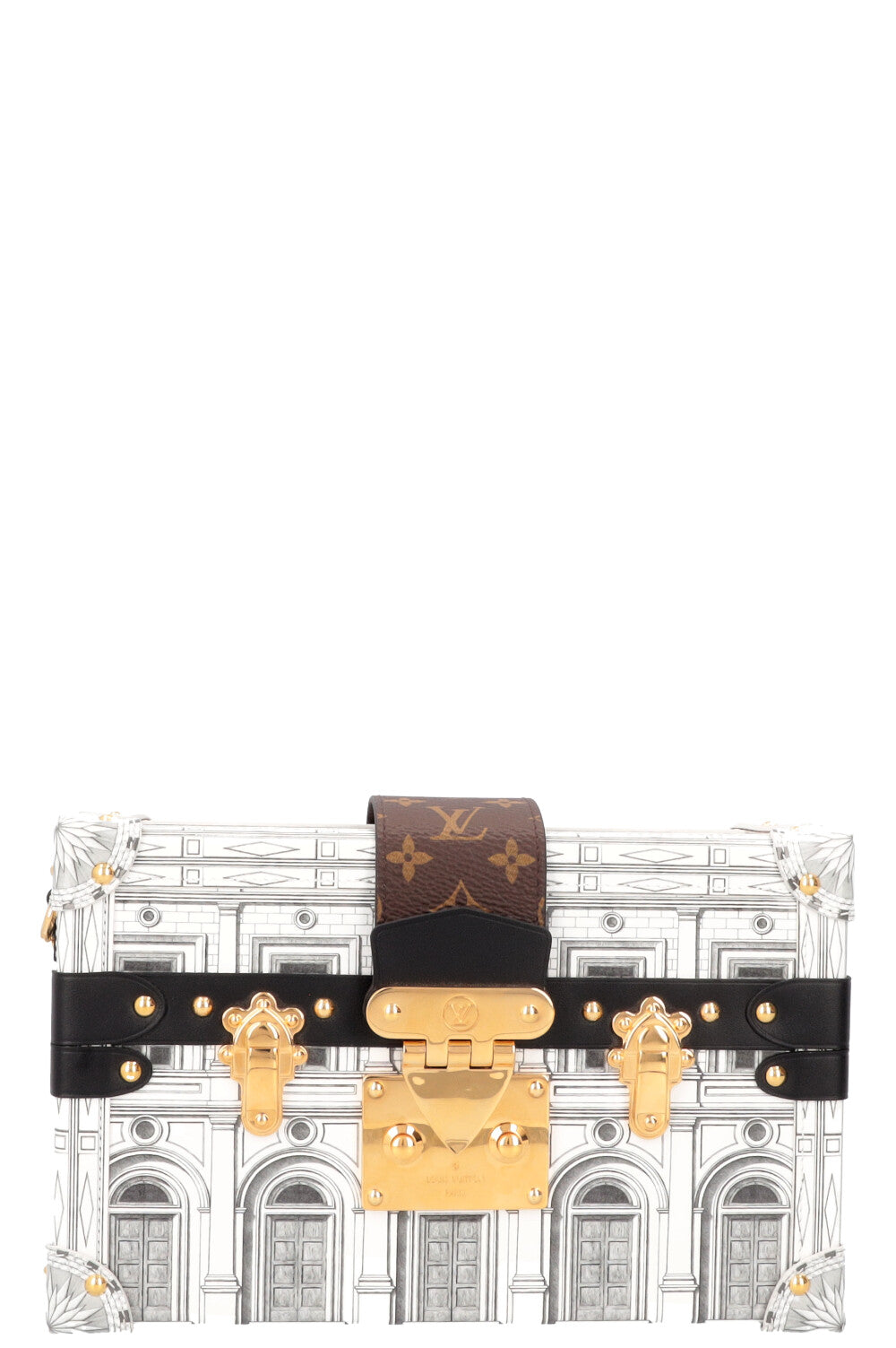 LOUIS VUITTON x FORNASETTI Architettura Petite Malle Bag