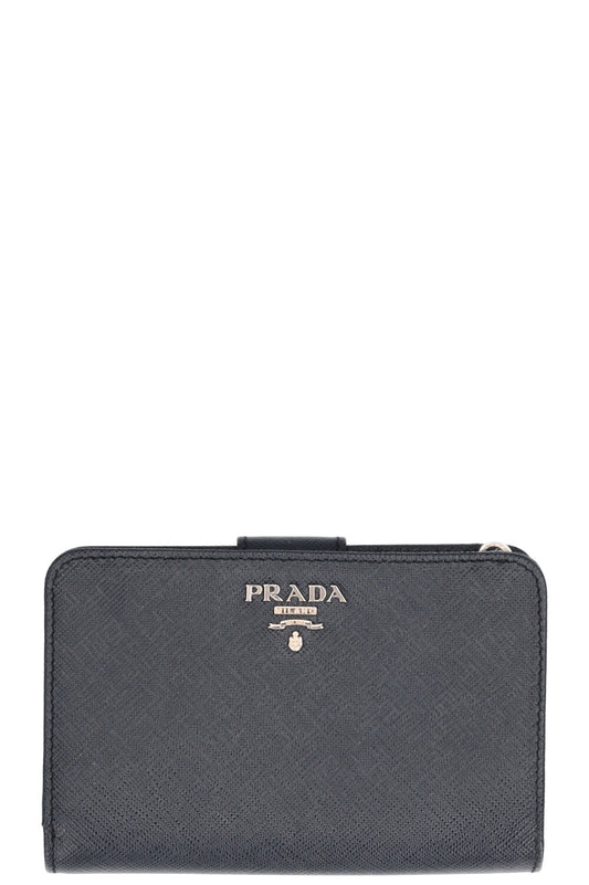 PRADA Saffiano Wallet Blue