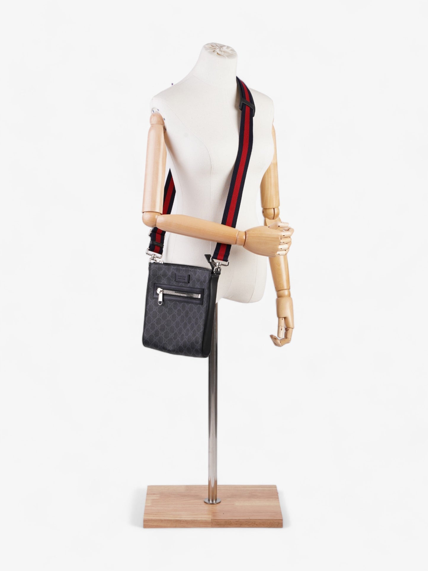 Gucci GG Messenger Black Coated Canvas