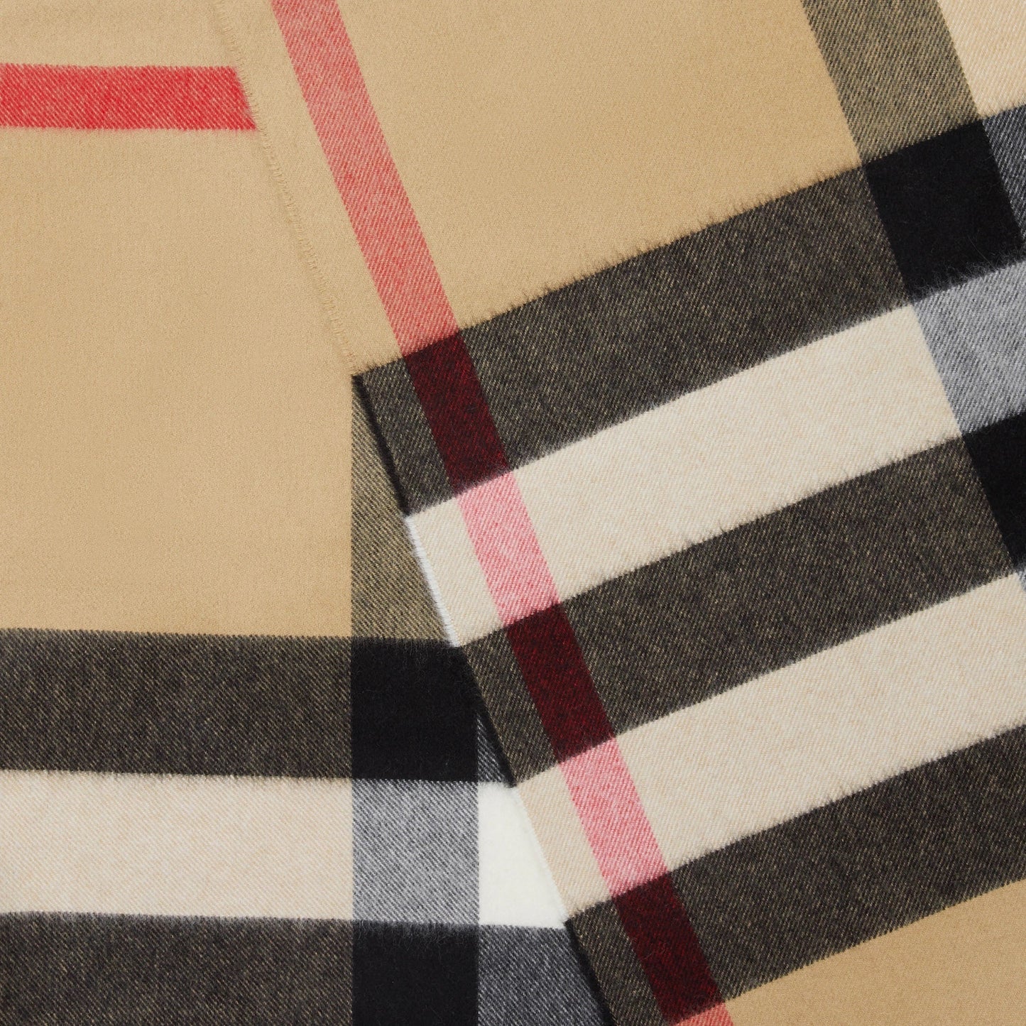 BURBERRY HO  CHECK OVERSIZED SCARF