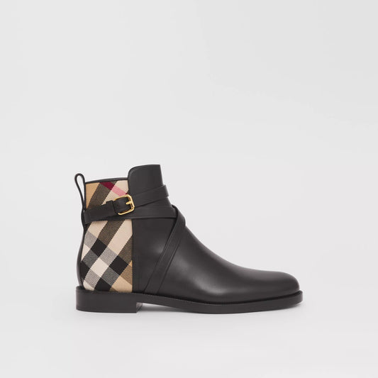 BURBERRY PRYLE HO  CHECK BOOTIES