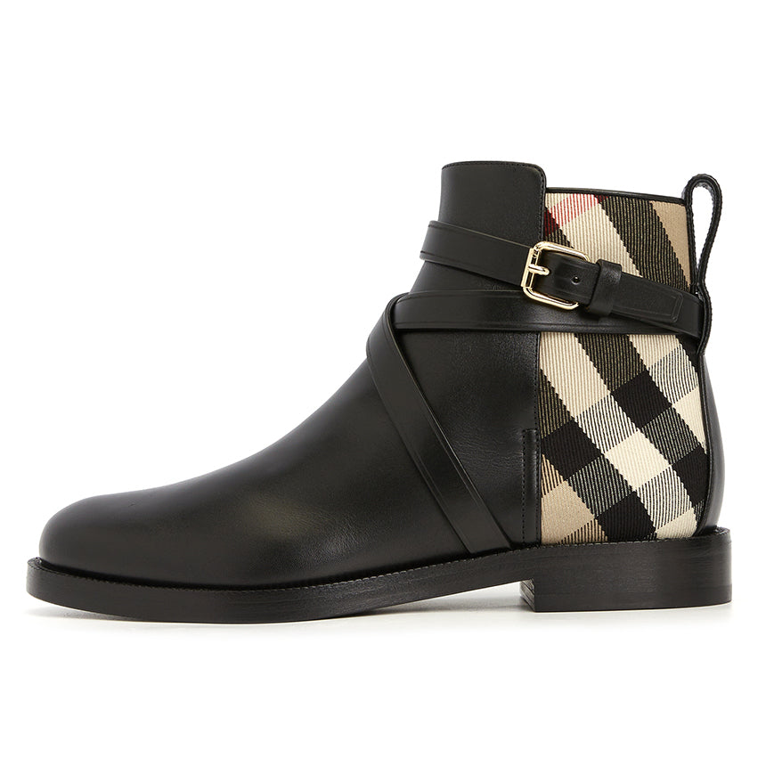 BURBERRY PRYLE HO  CHECK BOOTIES