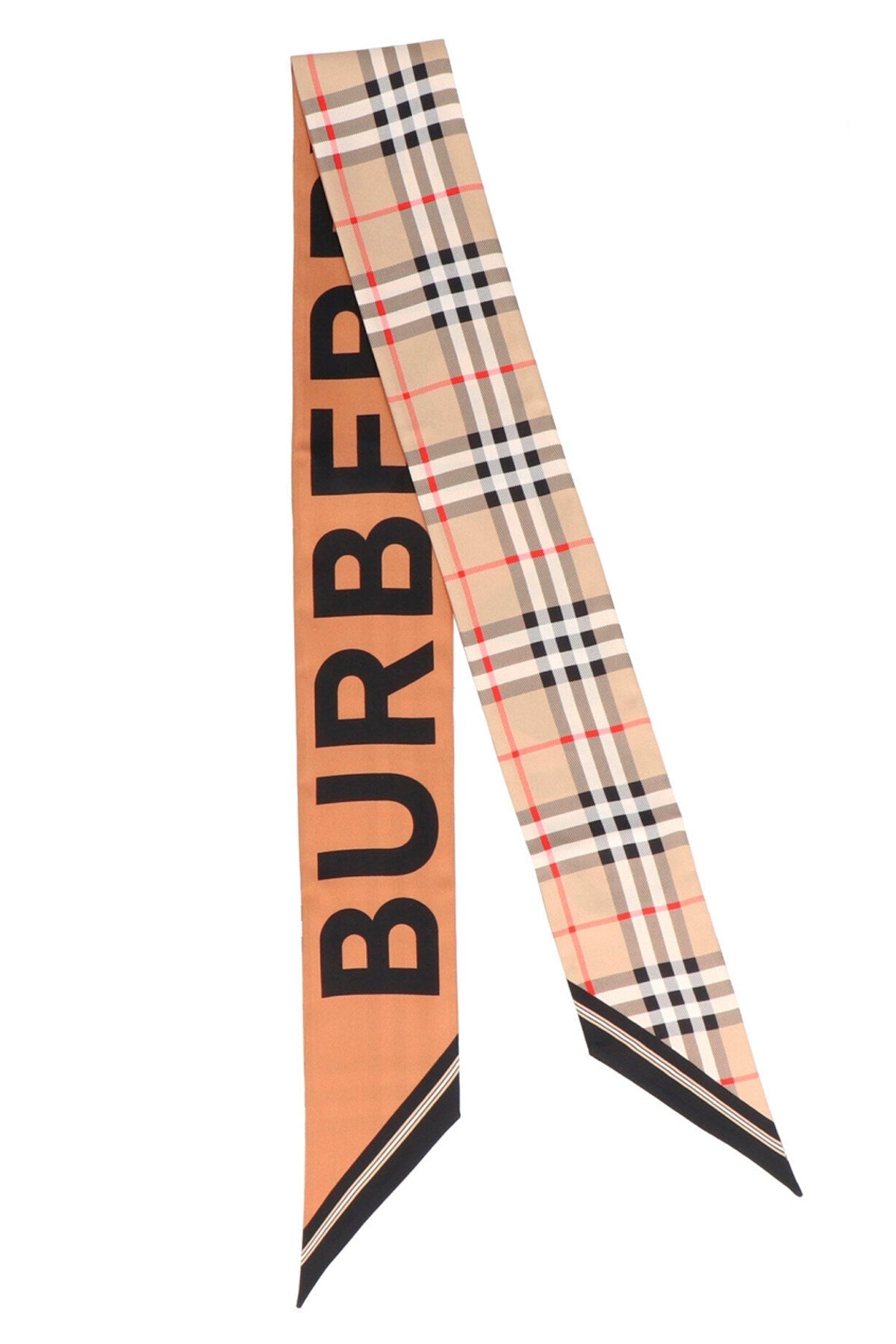 BURBERRY   CHECK SILK TWILLY SCARF