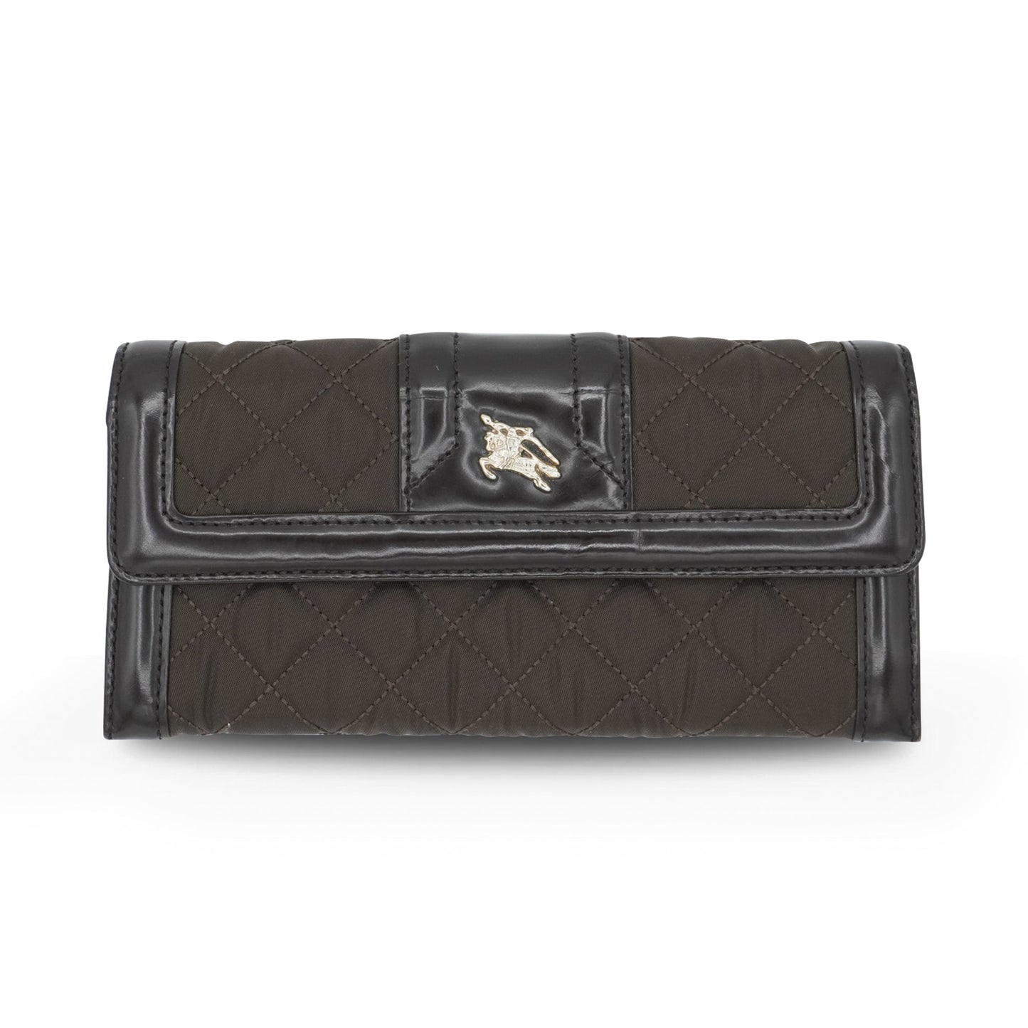 Burberry Quilted Nylon Long Wallet
