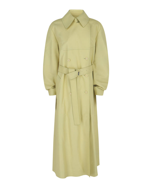 Givenchy Womens Leather Trench Coat