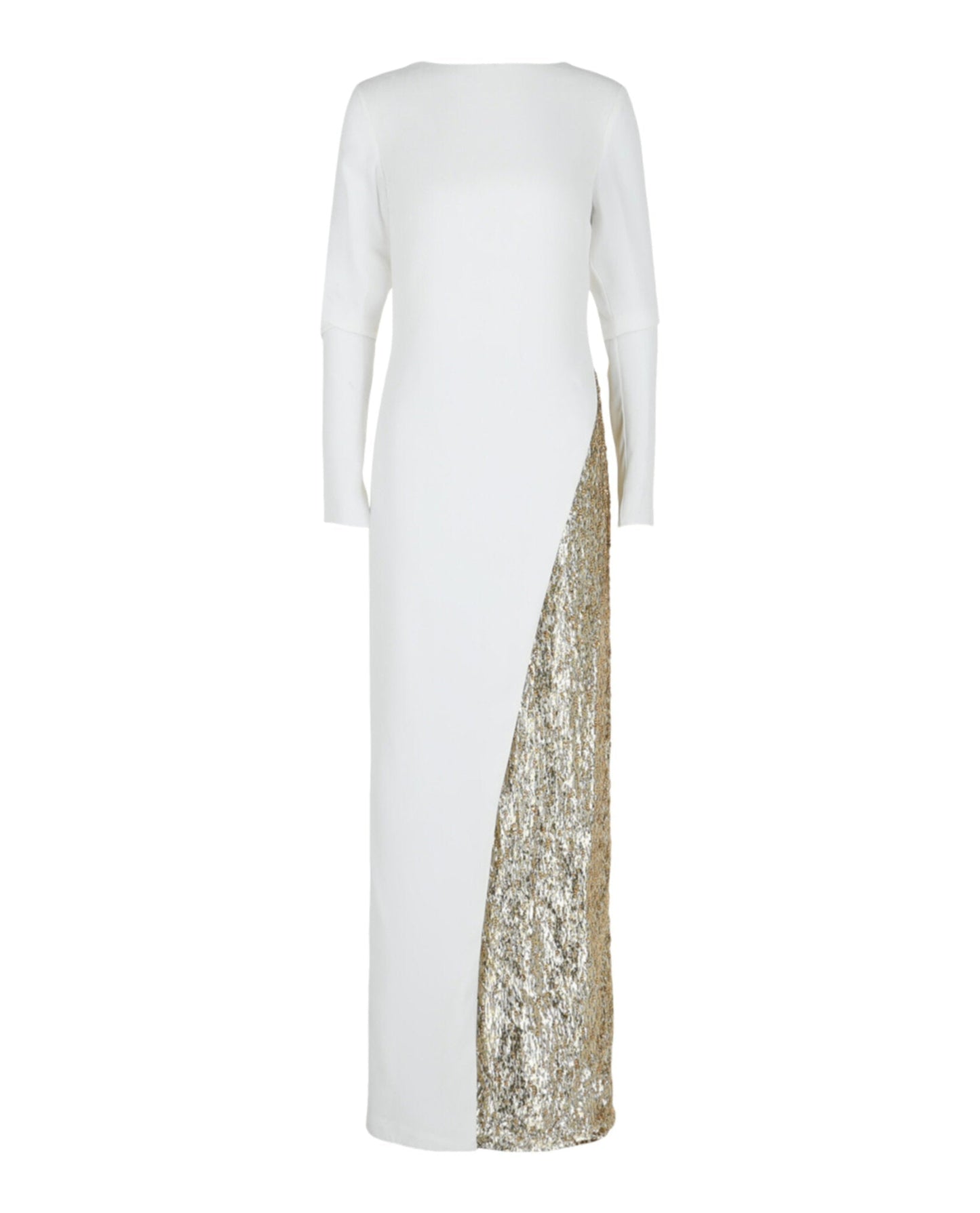 Givenchy Womens Metallic Sequin Gown