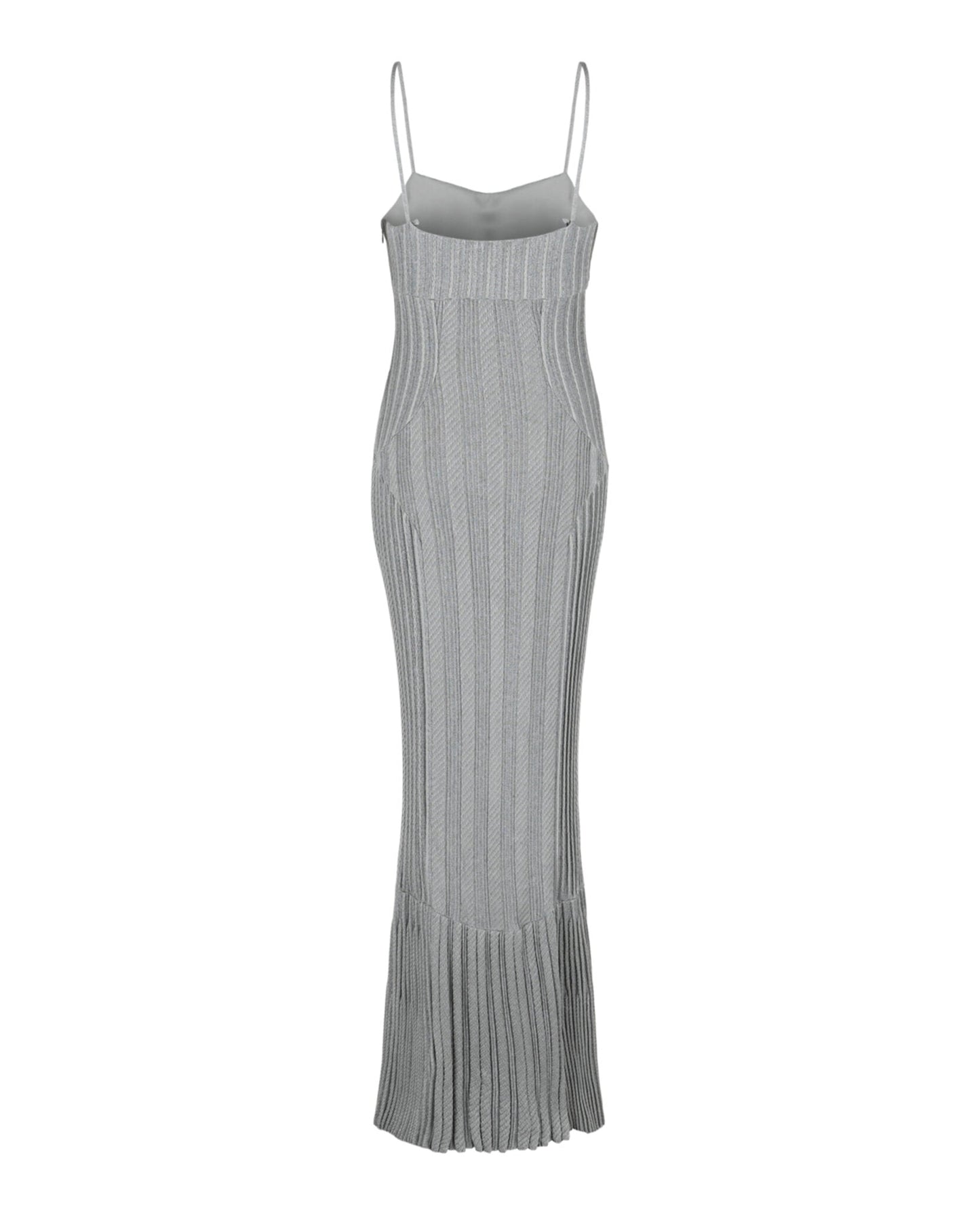 Givenchy Womens Metallic Cable Knit Maxi Dress