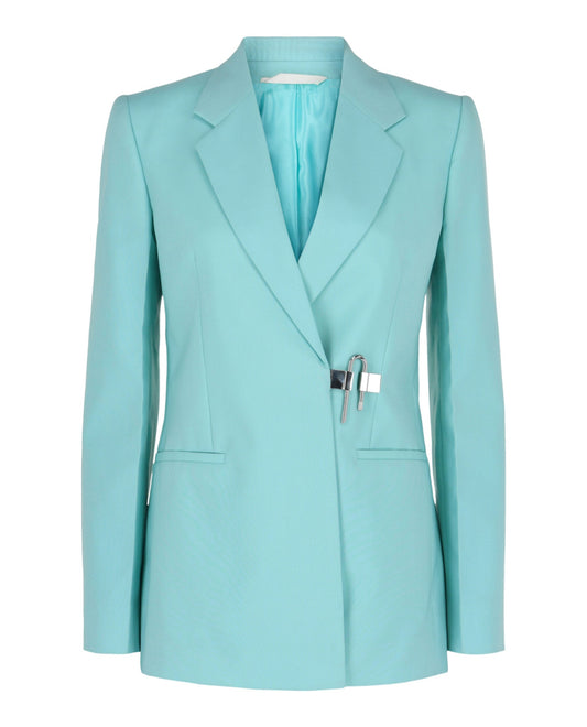 Givenchy Womens Fitted U-Lock Jacket