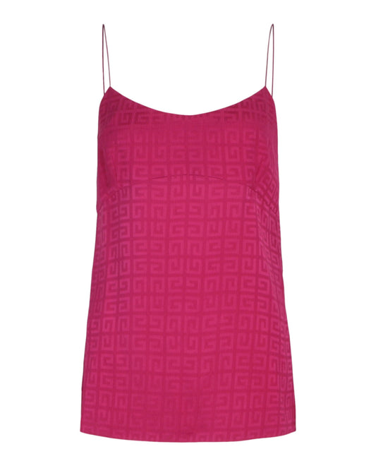 Givenchy Womens 4G Silk Cami