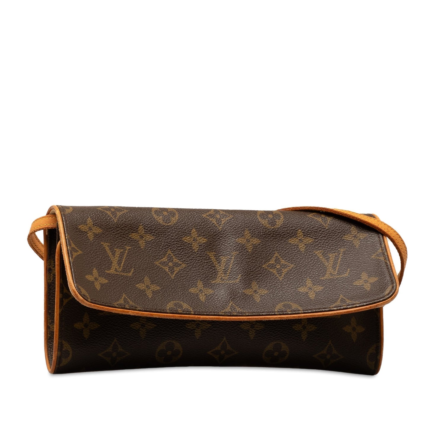 Brown Louis Vuitton Monogram Pochette Twin GM Crossbody Bag