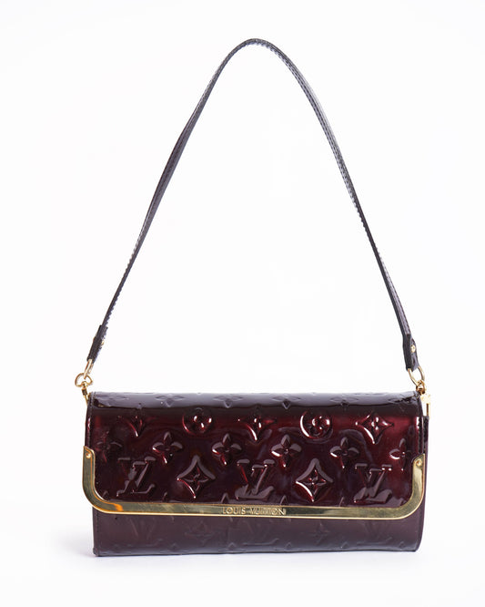 Louis Vuitton Amarante Monogram Vernis Rossmore MM Bag