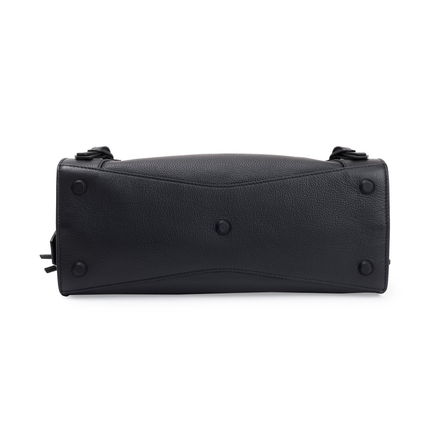 Balenciaga 2022 Black Calfskin Leather Small Neo Classic Top Handle Bag