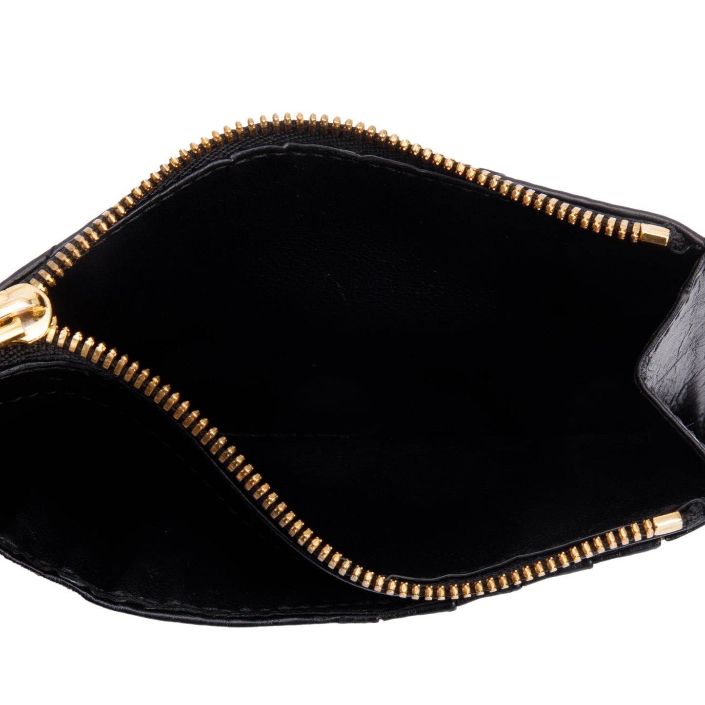 Balenciaga 2023 Black Quilted Calfskin Leather Large Long Coin and Card Holder