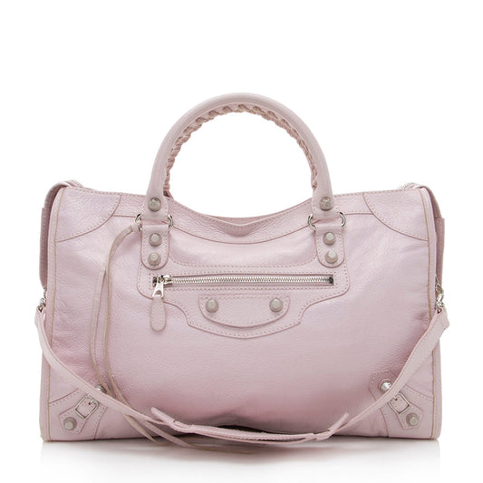 Luxury Balenciaga Trending 2025 Agneau Giant 12 City Satchel (SHF-17835)