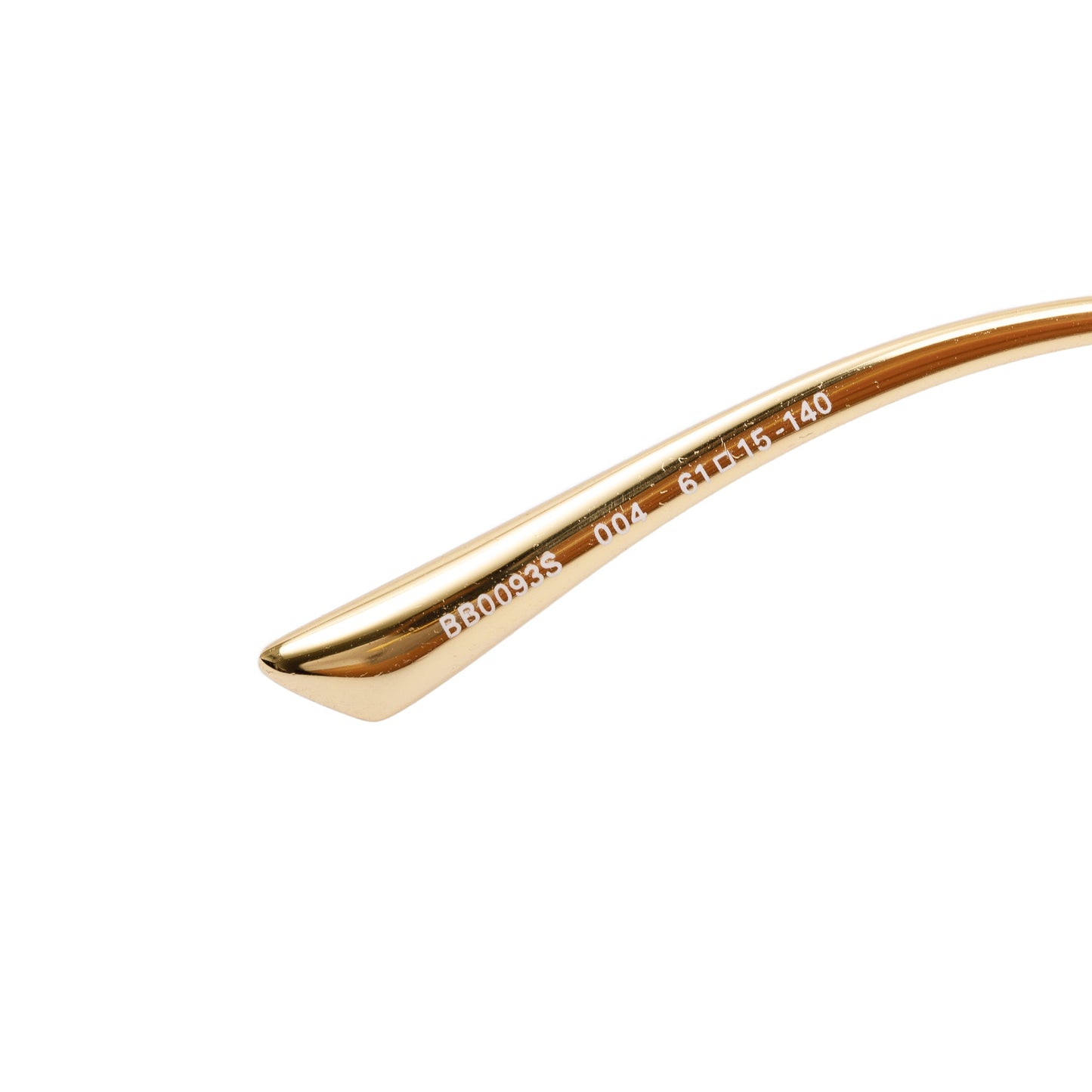 Balenciaga BB0093S Gold-Tone Metal Frame Cat-Eye Sunglasses
