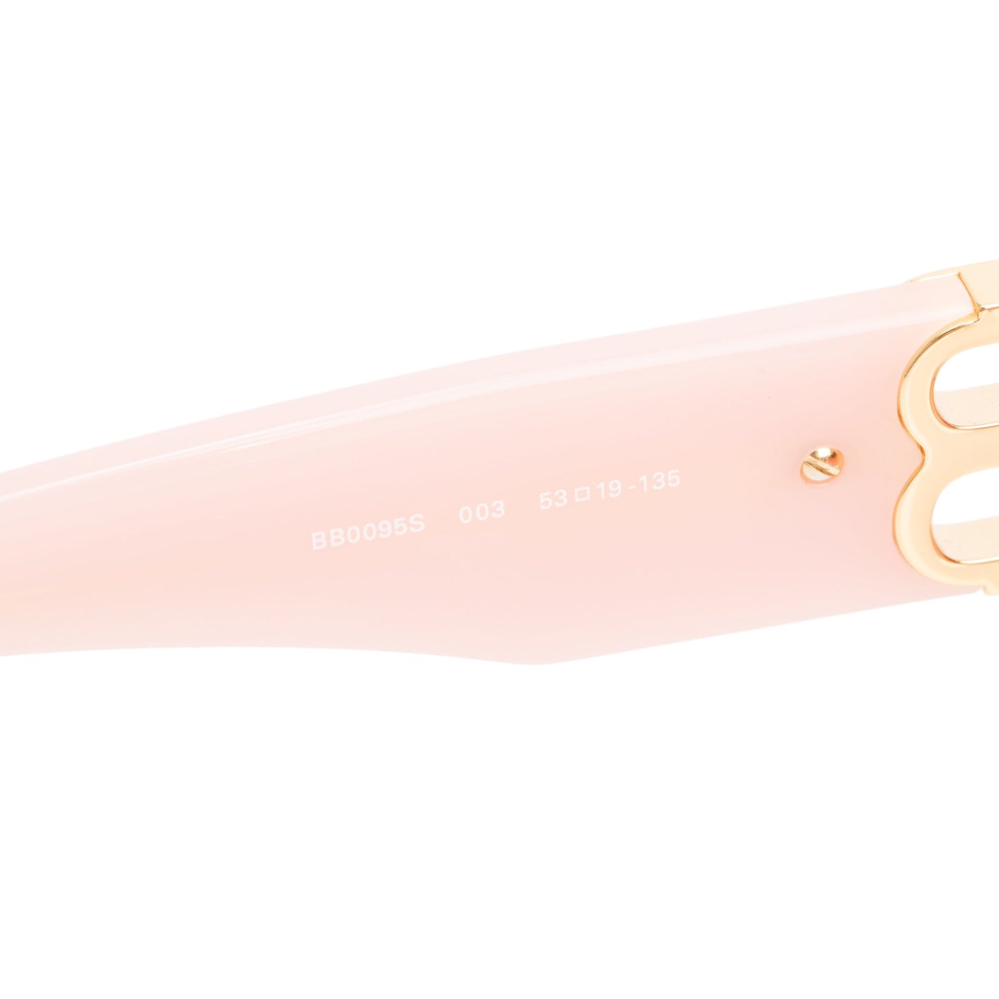 Balenciaga BB0095S Pink Acetate Dynasty D-Frame Sunglasses