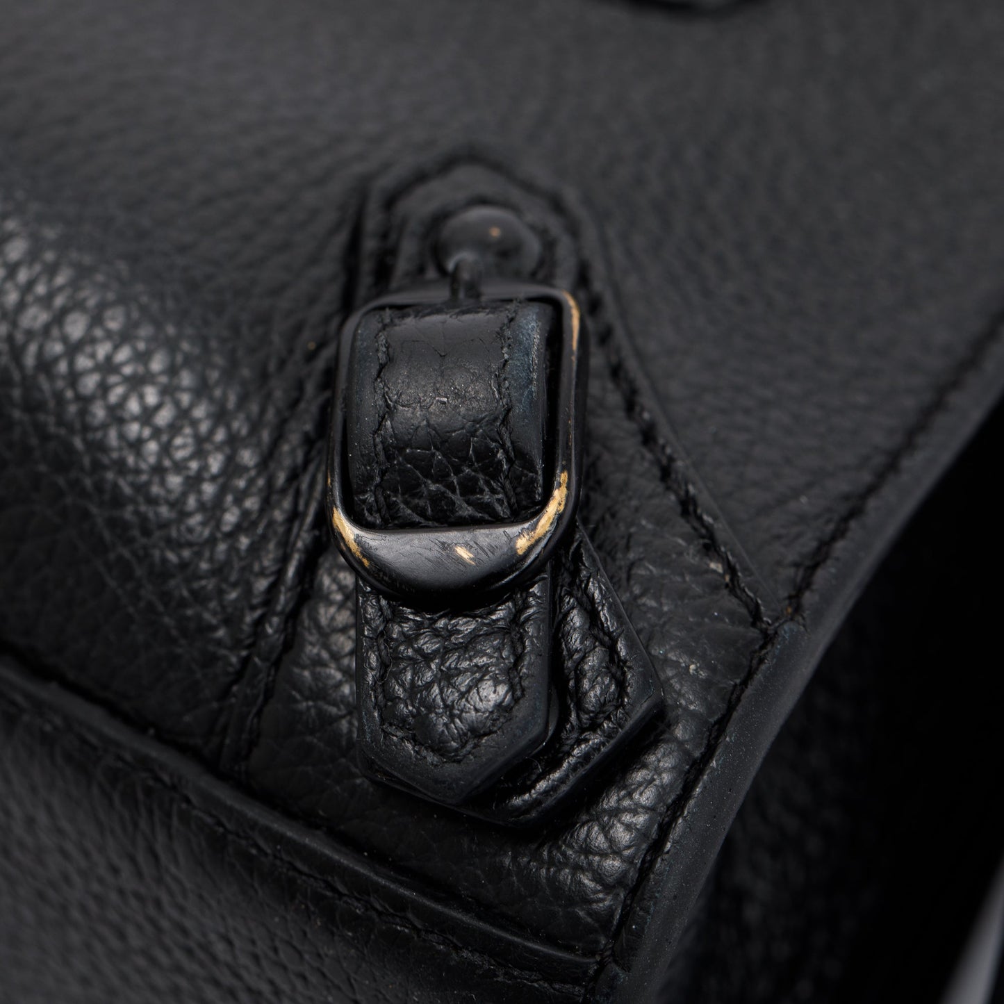 Balenciaga Black Calfskin Leather MIni Neo Classic Top Handle Bag