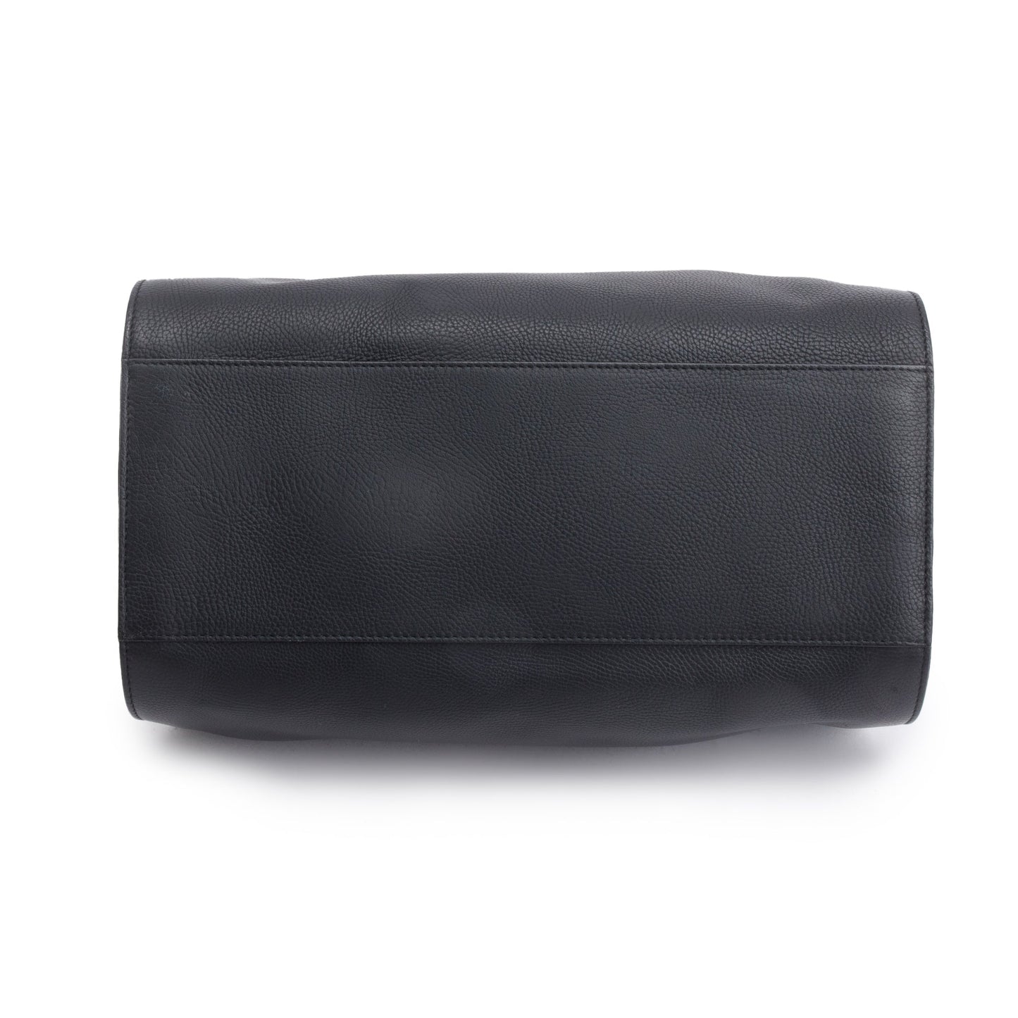 Balenciaga Black Leather M Tube Round Tote