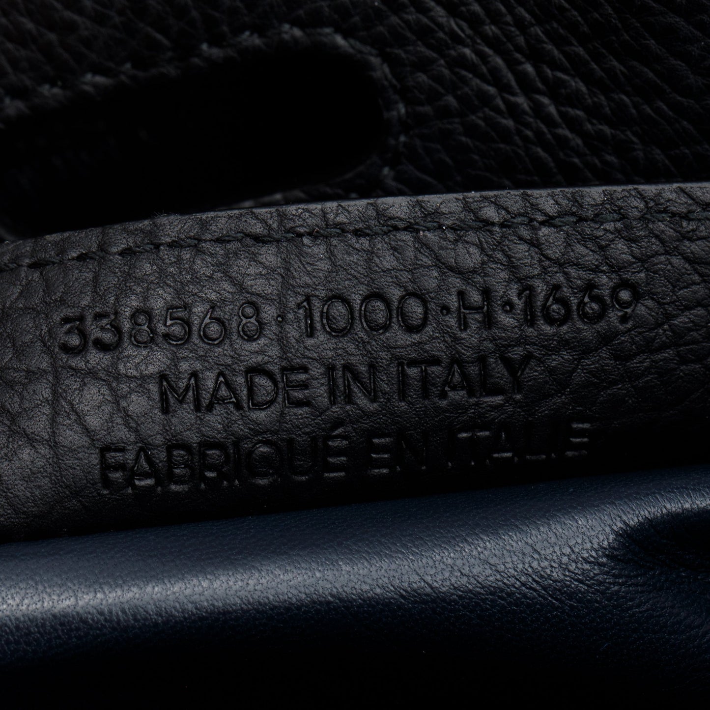 Balenciaga Black Leather M Tube Round Tote