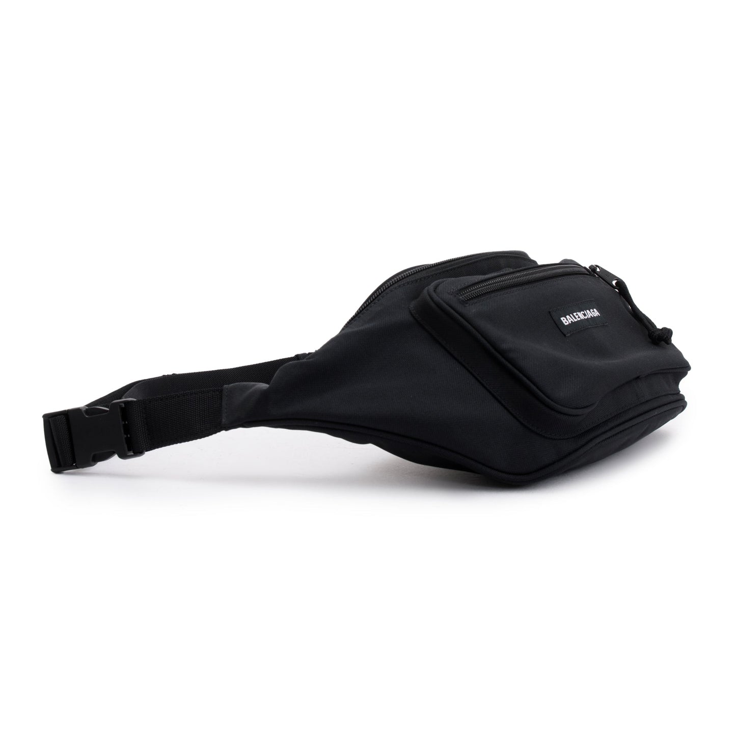 Balenciaga Black Nylon Explorer Belt Bag