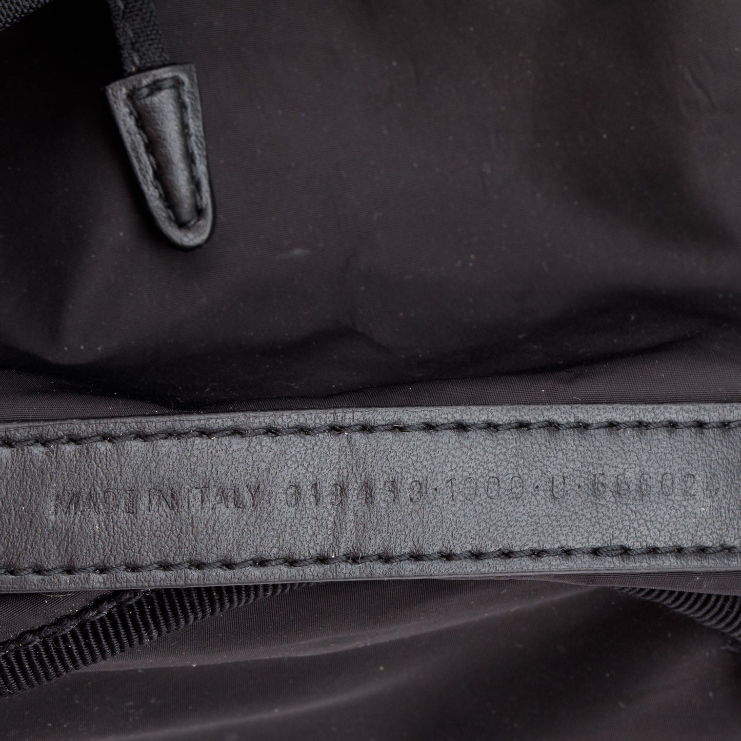 Balenciaga Black Nylon Wheel XS Drawstring Bucket Bag