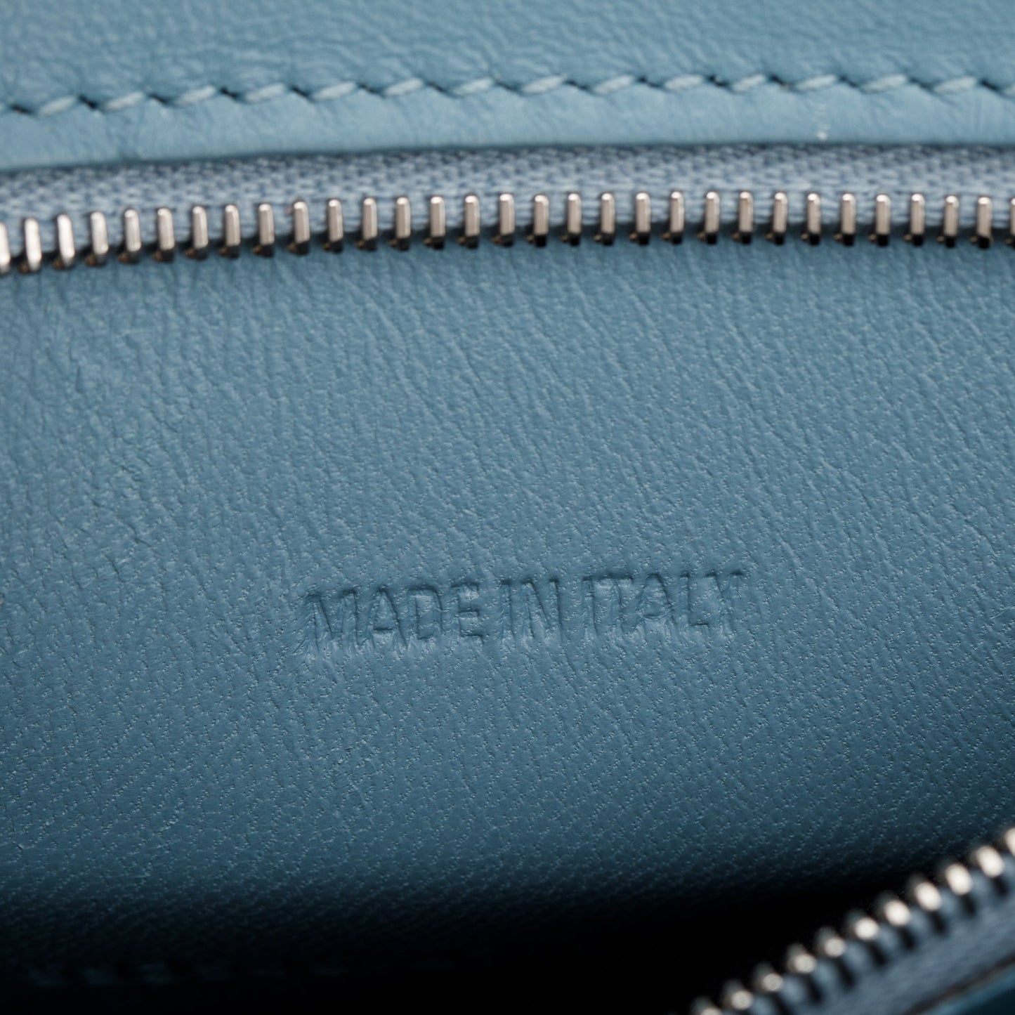 Balenciaga Blue Grey Croc-Embossed Calfskin Leather Small Hourglass Top Handle Bag