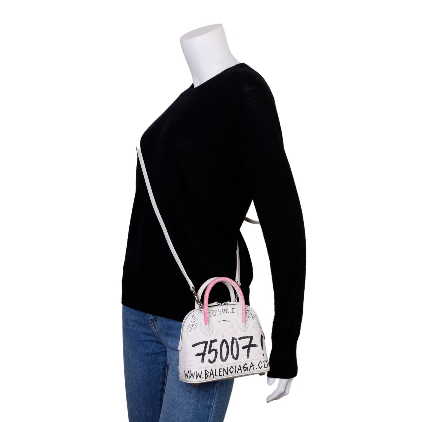 Balenciaga Graffiti Ville XXS Top Handle Bag