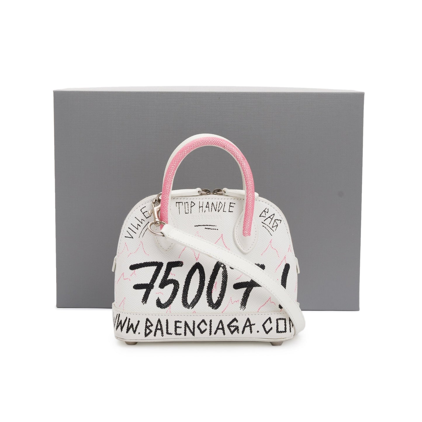 Balenciaga Graffiti Ville XXS Top Handle Bag