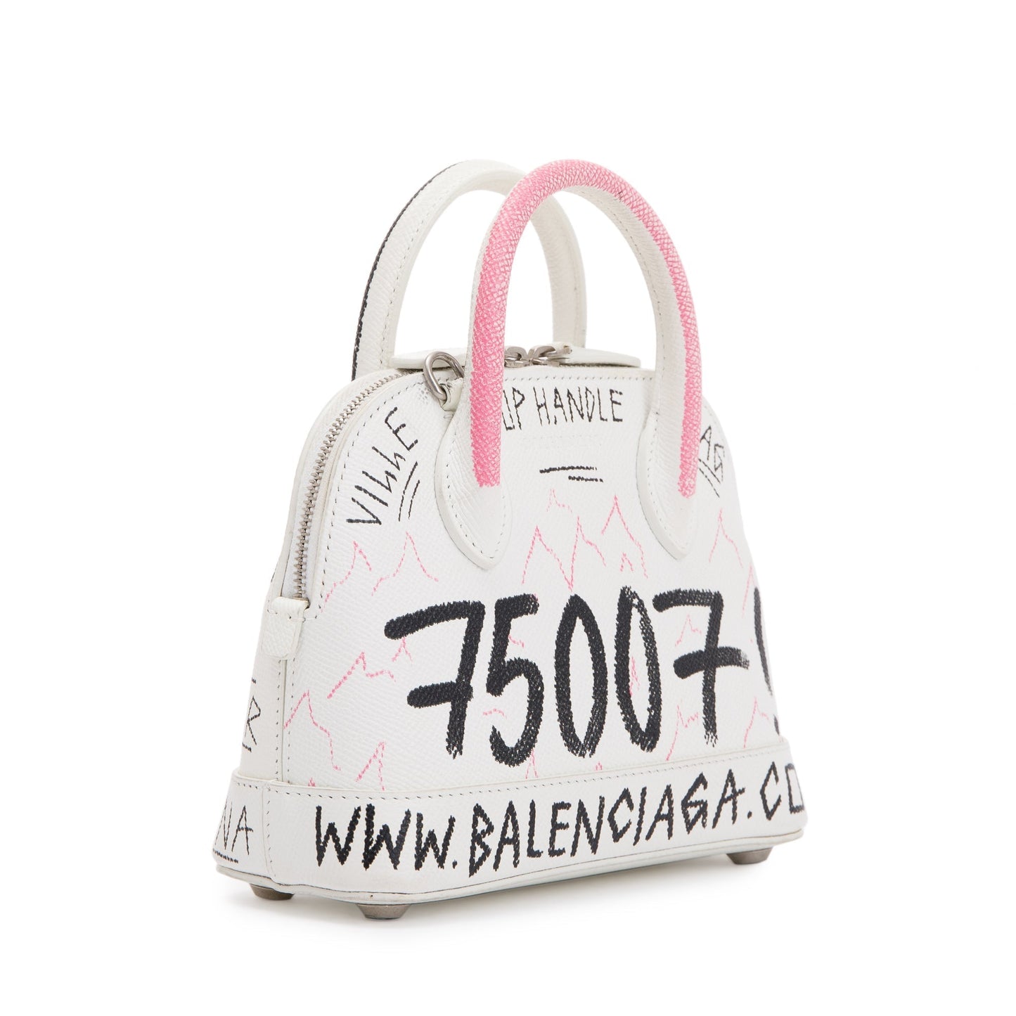 Balenciaga Graffiti Ville XXS Top Handle Bag