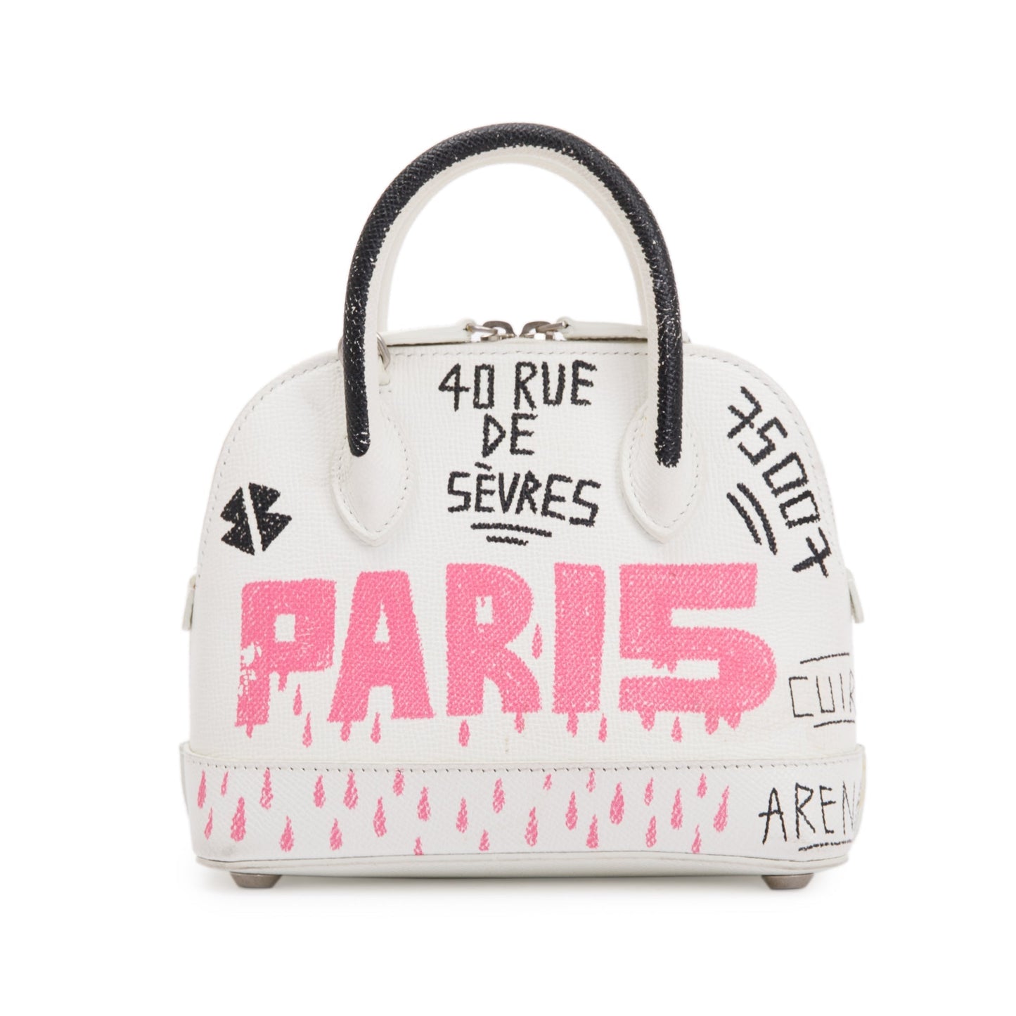 Balenciaga Graffiti Ville XXS Top Handle Bag