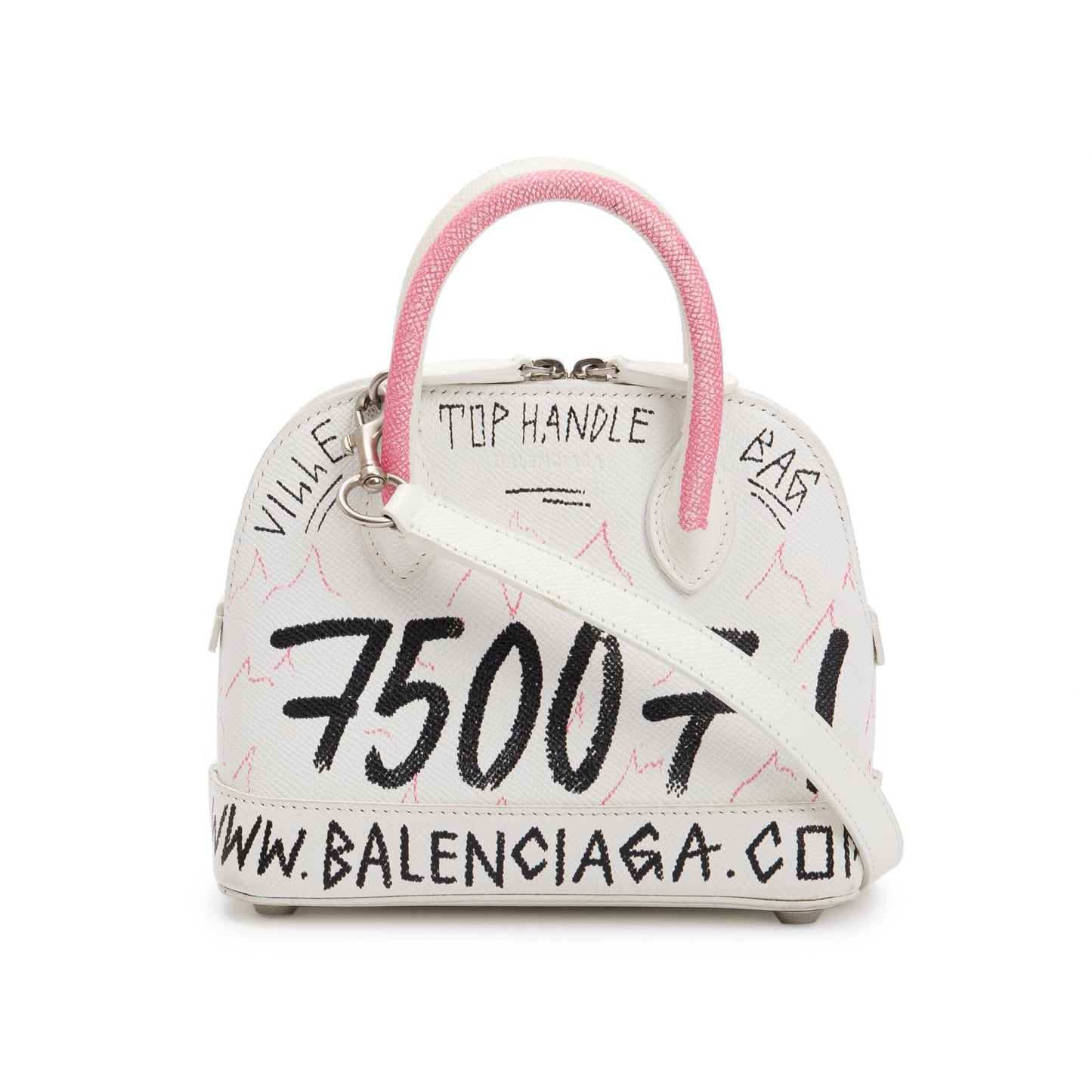Balenciaga Graffiti Ville XXS Top Handle Bag