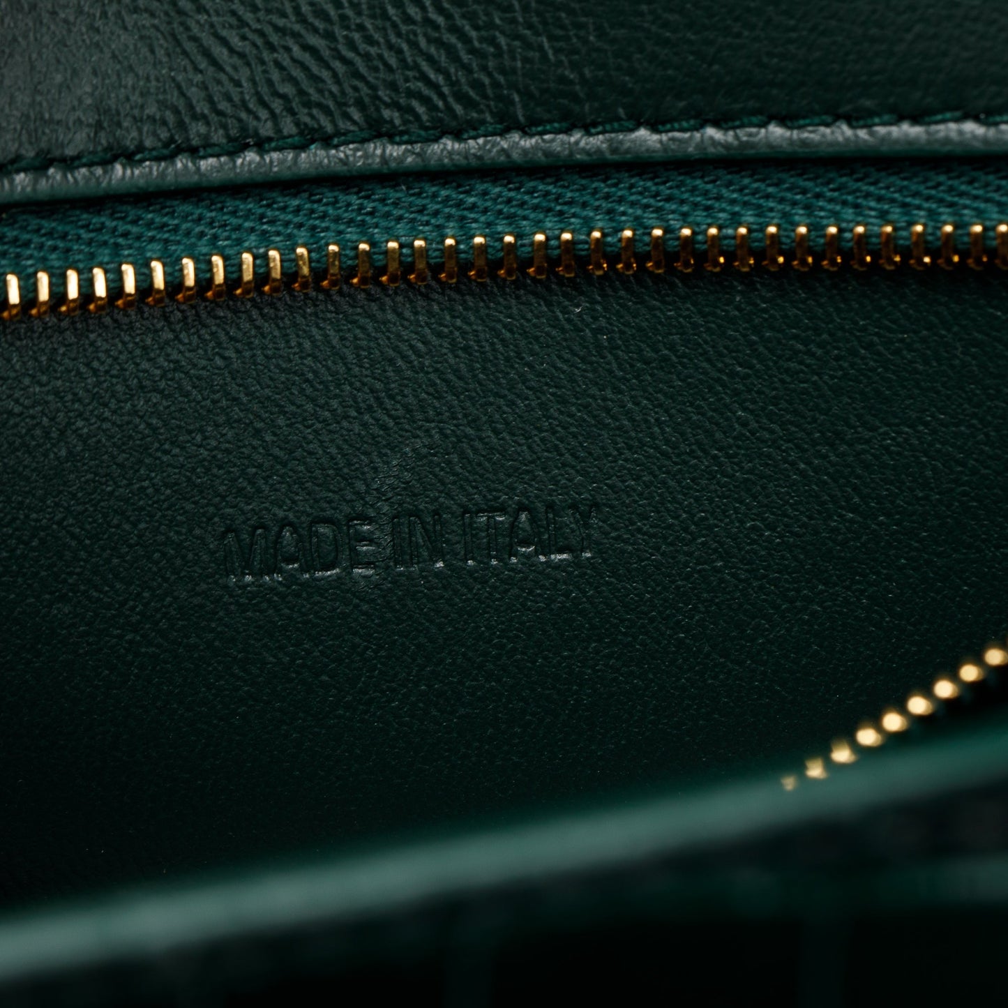 Balenciaga Green Croc-Embossed Calfskin Leather Small Hourglass Top Handle Bag