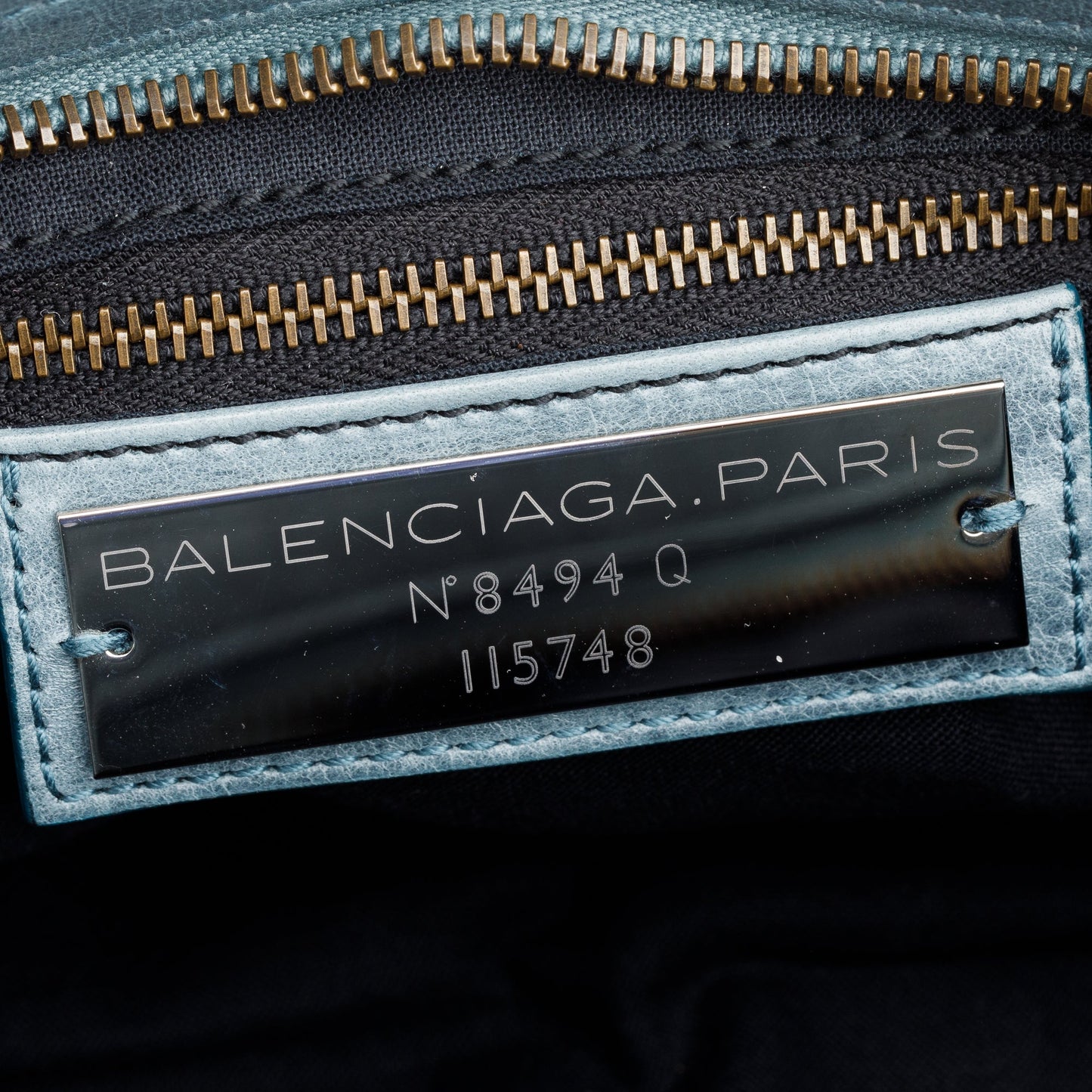 Balenciaga Grey Agneau Leather Le City Medium Bag