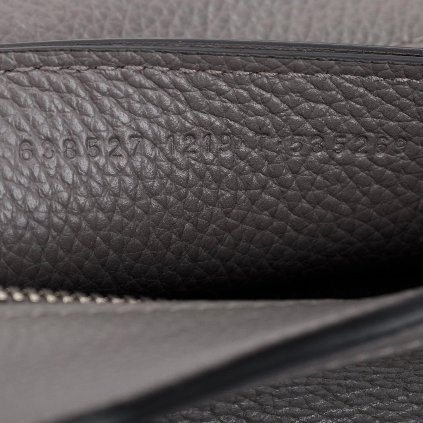 Balenciaga Grey Calfskin Leather Nano Neo Classic Top Handle Bag