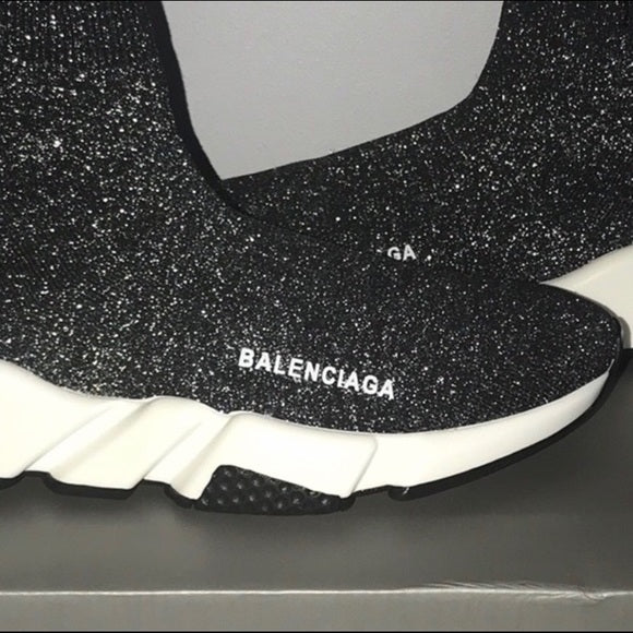 Balenciaga Lurex Womens Tess S Gomma Sneakers
